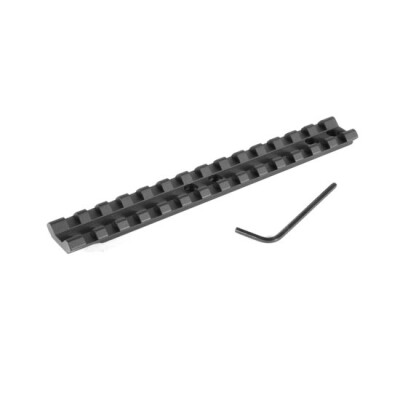 EGW Picatinny Rail Scope Mount For Ruger 10-22 0 MOA Aluminum Matte Black 46100