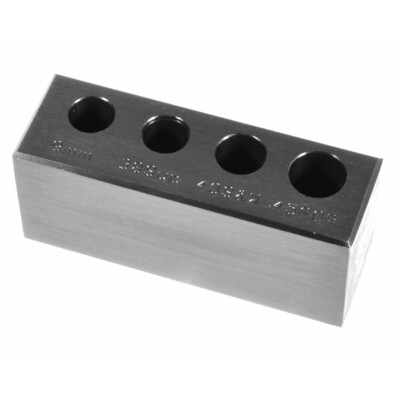 EGW 4 Caliber Auto Ammo Chamber Checker 9mm Luger/.40S&W/.45 ACP/.38 Super 6061-T6 Aluminum Anodized Matte Black Finish
