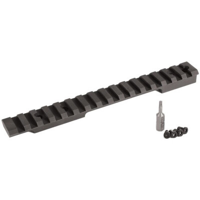 EGW HOWA 1500/Weatherby Vanguard Long Action Calibers Picatinny Scope Mount 0 MOA Aluminum Matte Black