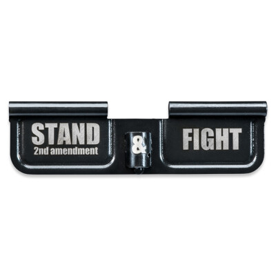 Phase 5 AR-15 Ejection Port Door Cover/Dust Cover Replacement Stand & Fight Matte Black Finish