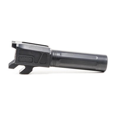 Faxon Match Series Drop In Barrel Fits S&W M&P Shield 9mm Luger 416R Stainless Steel Salt Bath Nitride Black Finish