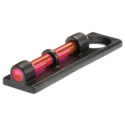HiViz Front Sight Shotgun Red Fiber Steel Black FL2005R