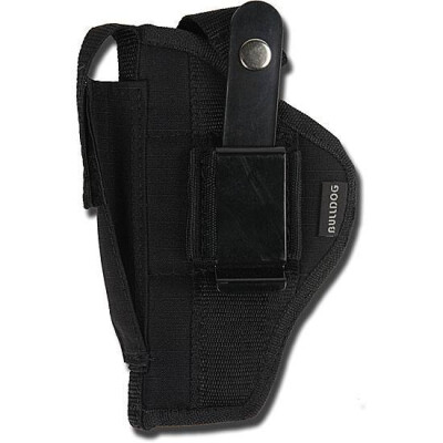 Bulldog Cases Ruger MK I and II Belt Holster 5" to 6-7/8" Barrels Size 21 Black Nylon