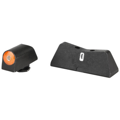 XS Sights DXT2 Big Dot Night Sights for Glock 20/21/37 Green Tritium Front With Orange Ring/Tritium Stripe Rear Matte Black