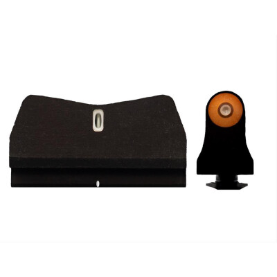 XS Sights DXT2 Big Dot Suppressor Height Sights for Glock 17/19/26 Orange Front Sight