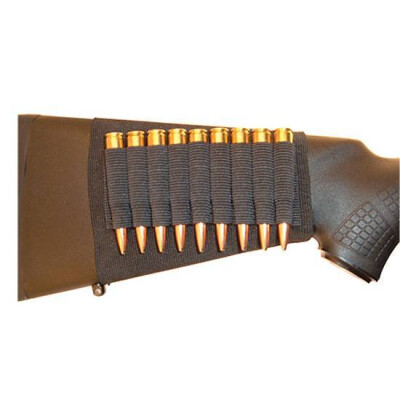 GrovTec Buttstock Rifle Cartridge Holder 9 Cartridge Loops