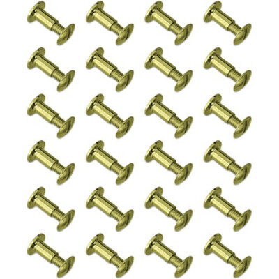GrovTec Chicago Screws Brass 24 Count