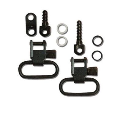 1" GrovTec Rifle Swivels For Ruger Black Oxide Finish