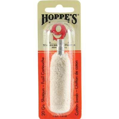 Hoppe's Cotton Cleaning Swab for 20 Gauge Shotguns, 1318