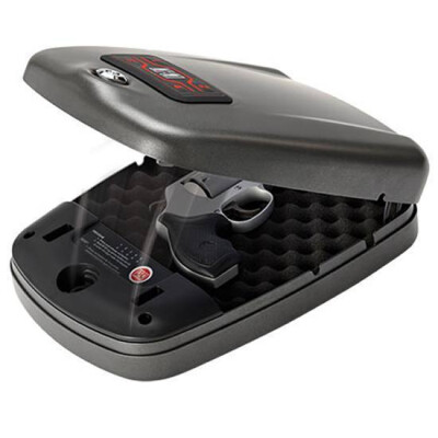 Hornady RAPiD Safe 2600KP L 3" Semi Auto or 2" Revolvers Heavy Duty Tamper Proof Mobile Security Matte Black