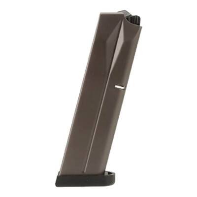Beretta 92FS/M9 Magazine 9mm Luger 17 Rounds Polymer Base Plate Steel Body PVD Finish Black