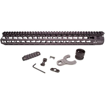 Bravo Company Manufacturing KMR Alpha 17 AR-15 KeyMod Free Float Handguard 17" Aluminum Black