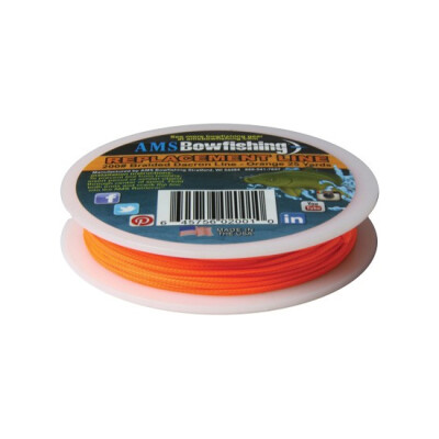 AMS Bowfishing Replacment Line Orange 200# 25 Yards