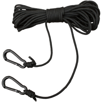 Muddy Outdoors Nylon Lift Cord 30' Dual Carabineers Black