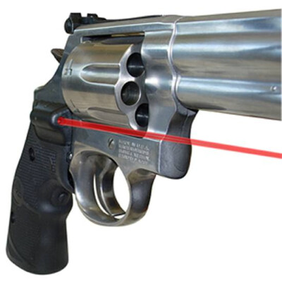Crimson Trace Lasergrip Hog Hunter S&W K, L Frame Round Butt Revolver Rubber Black LG-308