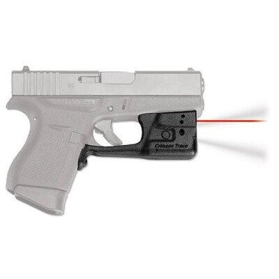Crimson Trace LaserGuard Pro Light/Laser Combo for Glock 42/43 150 Lumen LED White Light/5mW Red Laser Polymer Housing Matte Black