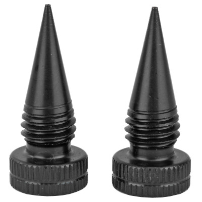 Accu-Tac LR-10 Bipod Spike Set Aluminum/Steel Flat Black Set of 2