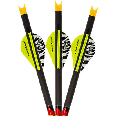 Lumenoks HD Orange lluminated 20" Crossbow Bolt 3 Pack