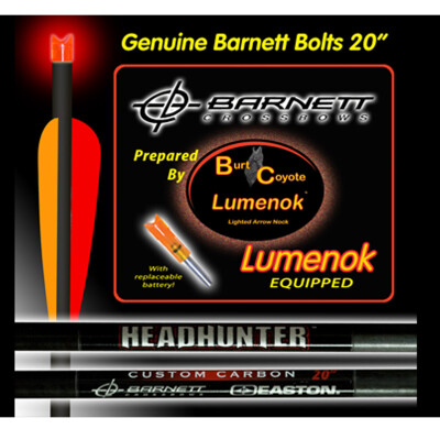 BURT COYOTE LUMENOK CRESCENT BOLT ENDS RED 3-PACK