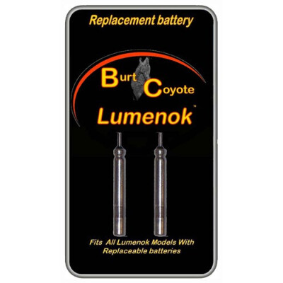 Burt Coyote Lumenok Replacement Batteries, Pack of 2, RB