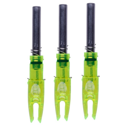 Burt Coyote Signature Series Lumenok Lighted Nock Green 3 Pack SL3G