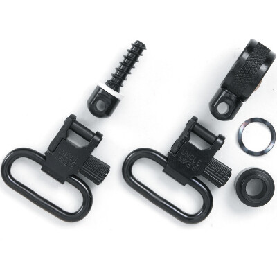 Uncle Mike's Quick Detach Browning BLR Sling Swivels 1" Swivel Steel Black