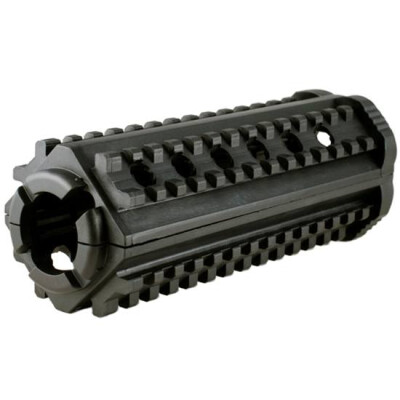 Mission First Tactical AR-15 Carbine Length 2-Piece Drop In Handguard Four Sided Picatinny Rail System High Density Polymer M44S