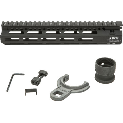 Bravo Company USA MCMR AR-15 10" Free Float M-LOK Handguard Aluminum Black