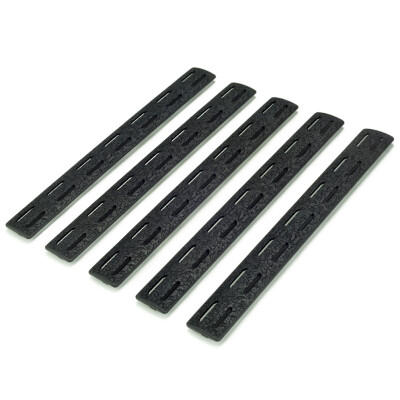 Bravo Company BCM MCMR Rail Panel Kit M-LOK Compatible 5.5" Length Polymer Black 5 Pack