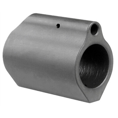 Midwest Industries AR-15 Low Profile Gas Block .625" Diameter 4140 Steel Matte Black Finish