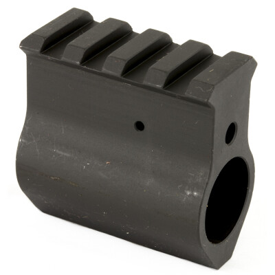 Midwest Industries AR-15 Upper Height Gas Block .750" Diameter 4140 Steel Matte Black Finish