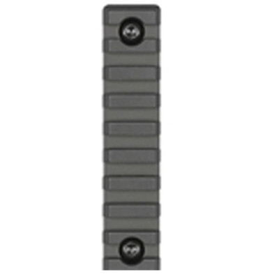 Midwest Industries 1913 Picatinny Mil-Spec Rail Section 11 Slot Rail for M-LOK Slots 6061 Aluminum Hard Coat Anodized Matte Black