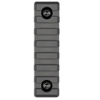 Midwest Industries AR-15 M-LOK 1913 Mil Spec Rail Section 7 Slot Aluminum Black MI-7MR