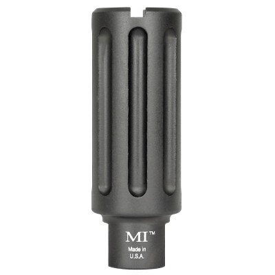 Midwest Industries Blast Can AR-15 Muzzle Device 5.56mm NATO Threaded 1/2x28 6061 Aluminum Hard Coat Anodized Matte Black