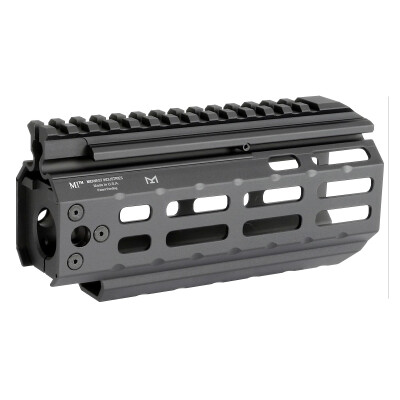 Midwest Industries CZ Scorpion 6.75" One Piece Hand Guard Picatinny Top Rail/M-LOK Slots 6061 Aluminum Hard Coat Anodized Matte Black Finish