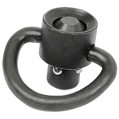 Midwest Industries AR-15 D-Ring Heavy Duty QD Swivel Flush Button Steel Black MI-DRHDFS