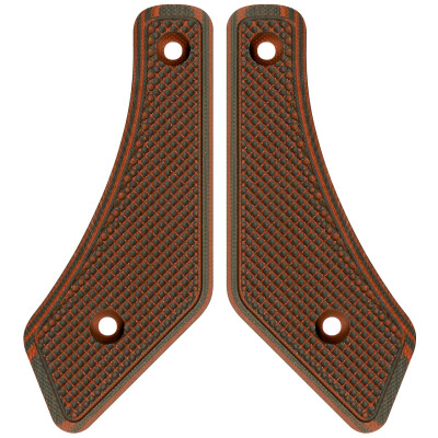 Midwest Industries Lever Stock G10 Large Pistol Grips Red/Black