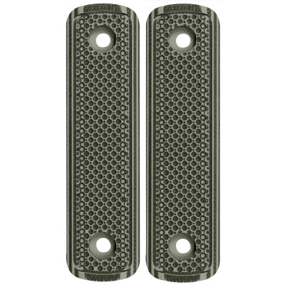 Midwest Industries Lever Stock Straight G10 Grips Gray
