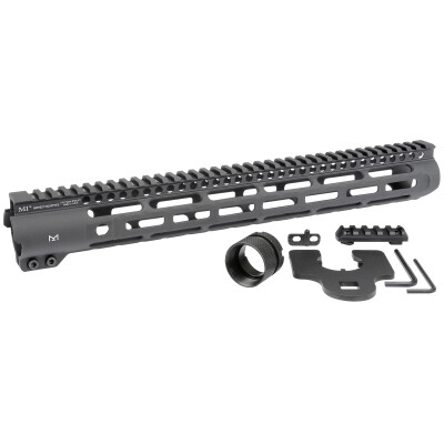Midwest Industries Slim Line One Piece Free Float Handguard 15", M-LOK