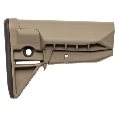 Bravo Company Manufacturing BCM Gunfighter Mod 0 SOPMOD Stock Fits Mil-Spec Receiver Extensions Polymer Flat Dark Earth