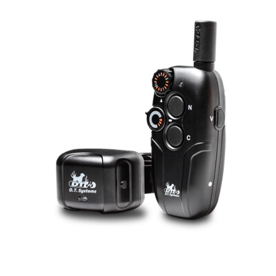 D.T. Systems Master Retriever 1100 Remote Dog Trainer 16 Levels of E-Stim Rechargeable 9V Battery Black