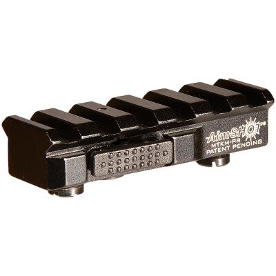 AimShot KeyMod Quick Release Picatinny Rail Adapter Aluminum Matte Black