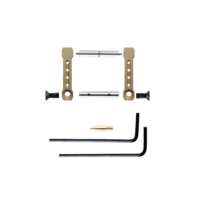 KNS Precision Non Rotating Pin Kit Gen St .154 For AR-15 FDE Finish