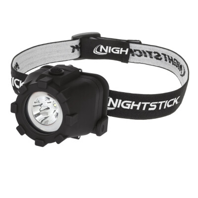 Nightstick Multi-Function Headlamp White LED 120 Lumen Adjustable Angle Polymer Black