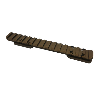 Talley Manufacturing Picatinny Base Browning X-Bolt Short Action Hells Canyon 7075-T6 Alloy Cerakote Burnt Bronze Finish