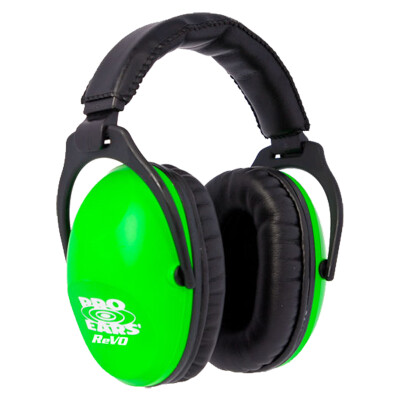 Pro Ears ReVO Series Ear Muffs Neon Green PE-26-U-Y-003