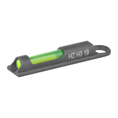 HiViz Shotgun H3 CompSight Bead Replacement Front Sight Fiber Optic and Tritium Sight Fixed Steel Black