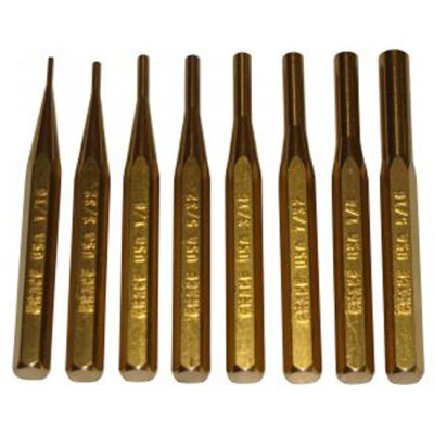 Grace USA Gun Care Brass Punch Set 8 Piece PS-8