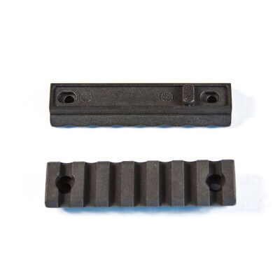 JE Machine Two 4" (7 Slot) Polymer Keymod Rails Black