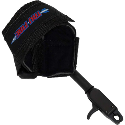 Tru-Fire Patriot Junior Release Dual Jaw Velcro Strap Ambidextrous Black PTJR
